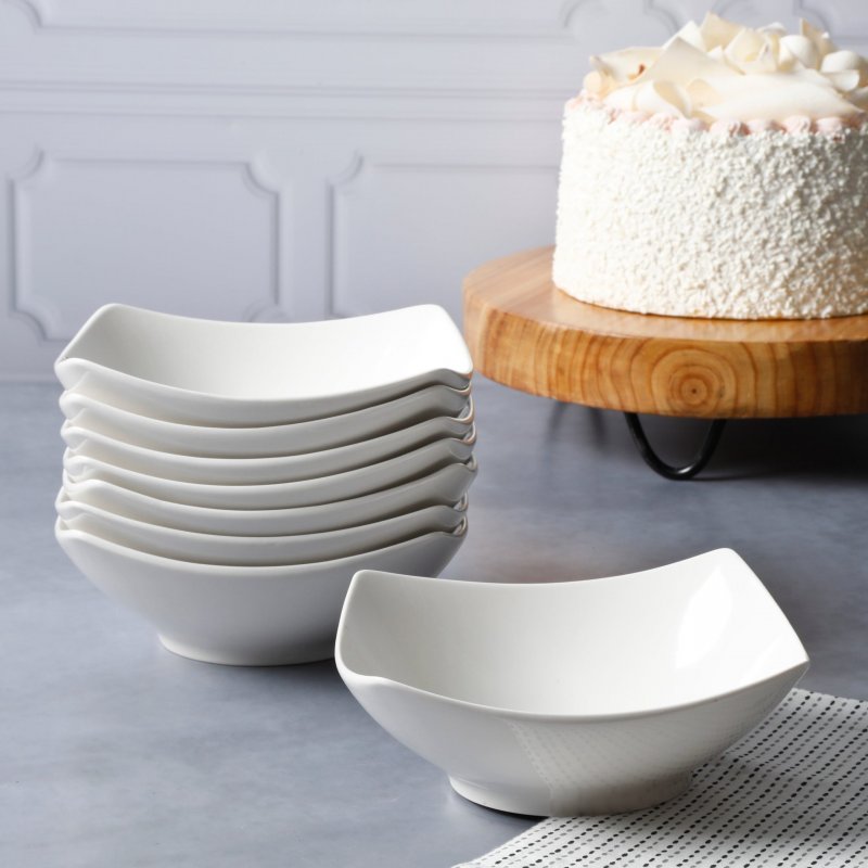 KIKUI Zen Buffet 8-Piece Porcelain Bowl Set