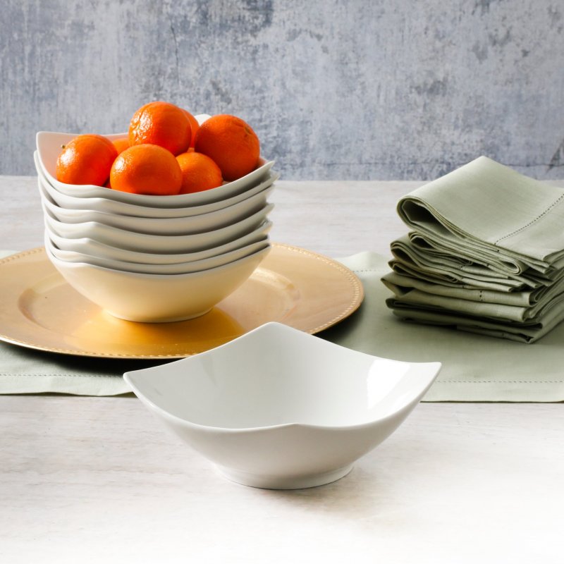 KIKUI Zen Buffet 8-Piece Porcelain Bowl Set