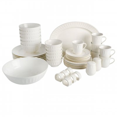 KIKUI Regalia 46-Piece Dinnerware and Serveware Set