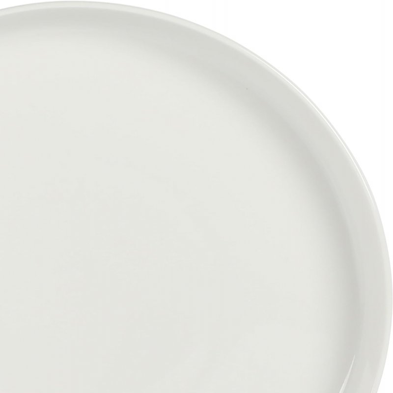 KIKUI Rothernberg Stackable 40 Piece, Service for 8, White Porcelain Plates and Bowls Set