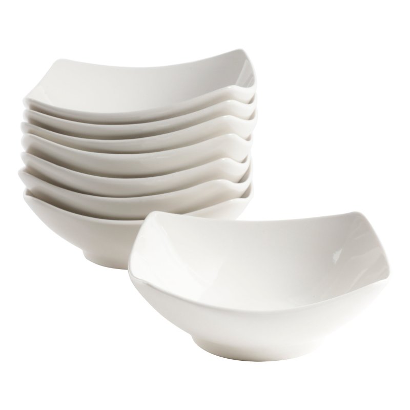 KIKUI Zen Buffet 8-Piece Porcelain Bowl Set