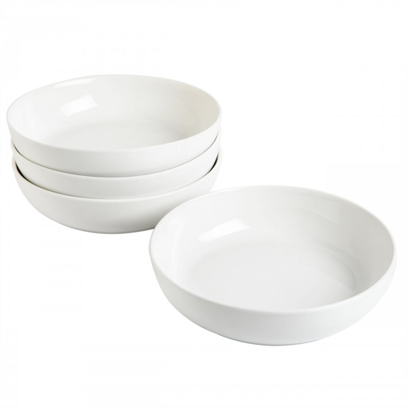 KIKUI Zen Buffet 4-Piece Porcelain Dinner Bowl Set