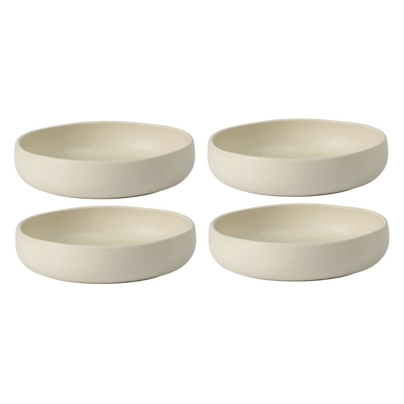 KIKUI Clay 4 Piece Meal, Dinner, Pasta Bowl Set