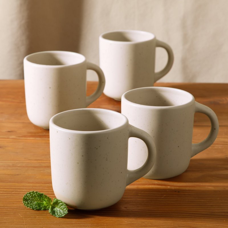 KIKUI Corcisa Clay 4 Piece Mug Set