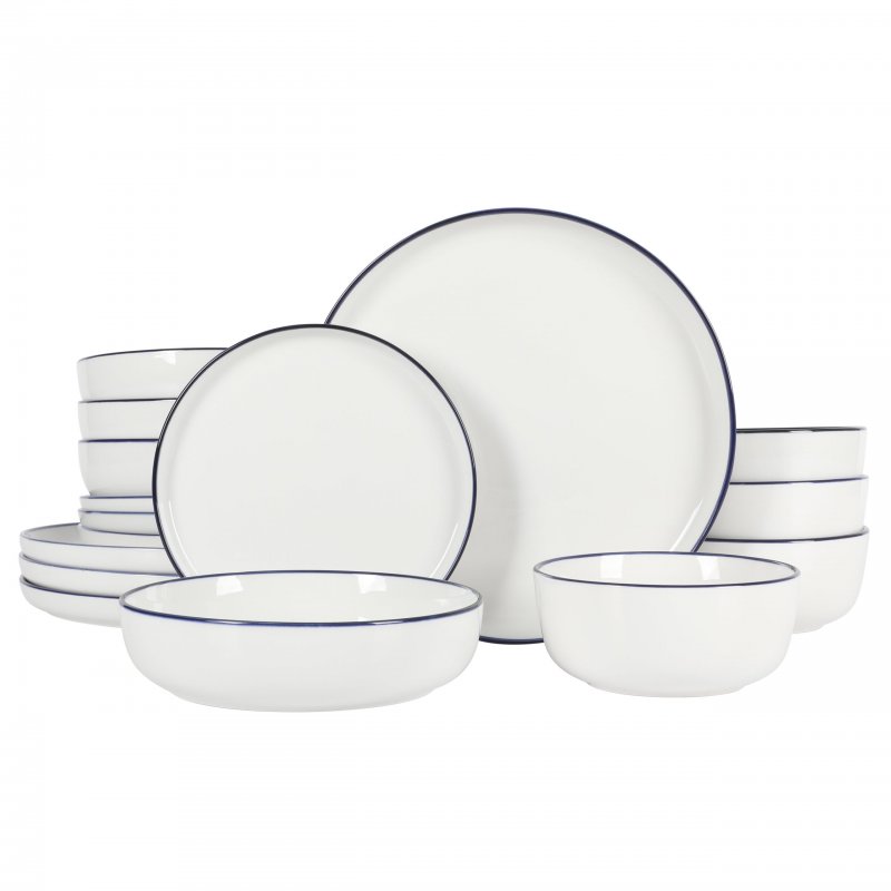 KIKUI Oslo 16-Piece Porcelain Dinnerware Set