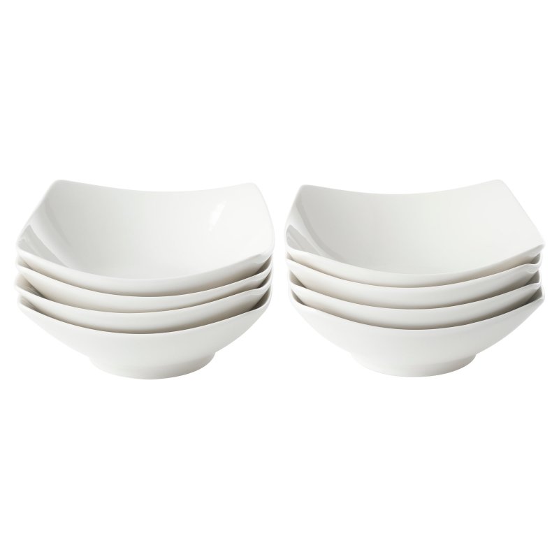 KIKUI Zen Buffet 8-Piece Porcelain Bowl Set