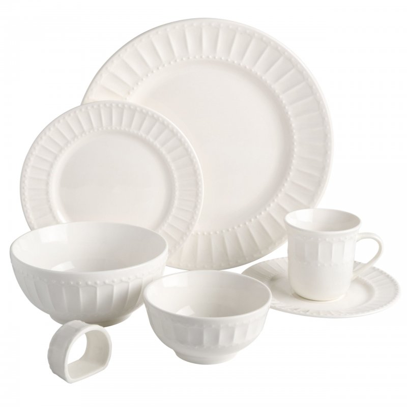 KIKUI Regalia 46-Piece Dinnerware and Serveware Set