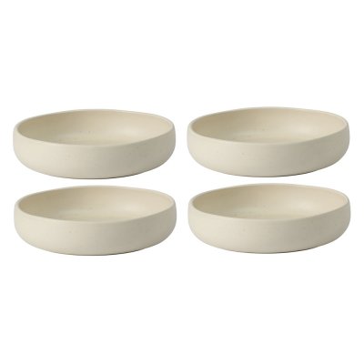 KIKUI Clay 4 Piece Meal, Dinner, Pasta Bowl Set