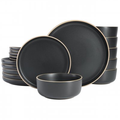 KIKUI Zuma 18-Piece Stoneware Dinnerware Set