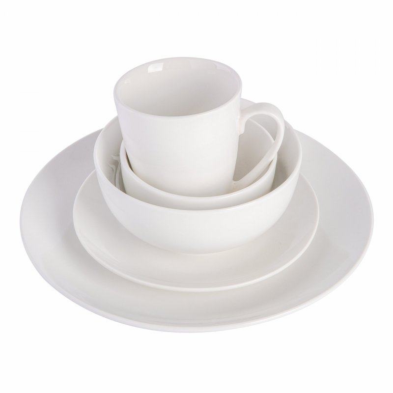 KIKUI Ogalla Whiteware Dinnerware Set