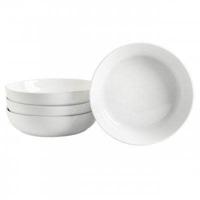 KIKUI Zen Buffet 4-Piece Porcelain Dinner Bowl Set