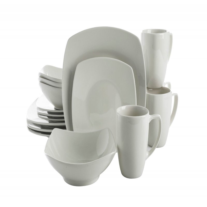 KIKUI Zen Buffet 39-Piece Porcelain Expanded Dinnerware Set