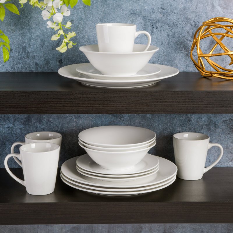 KIKUI Noble Court 16-Piece Dinnerware Set