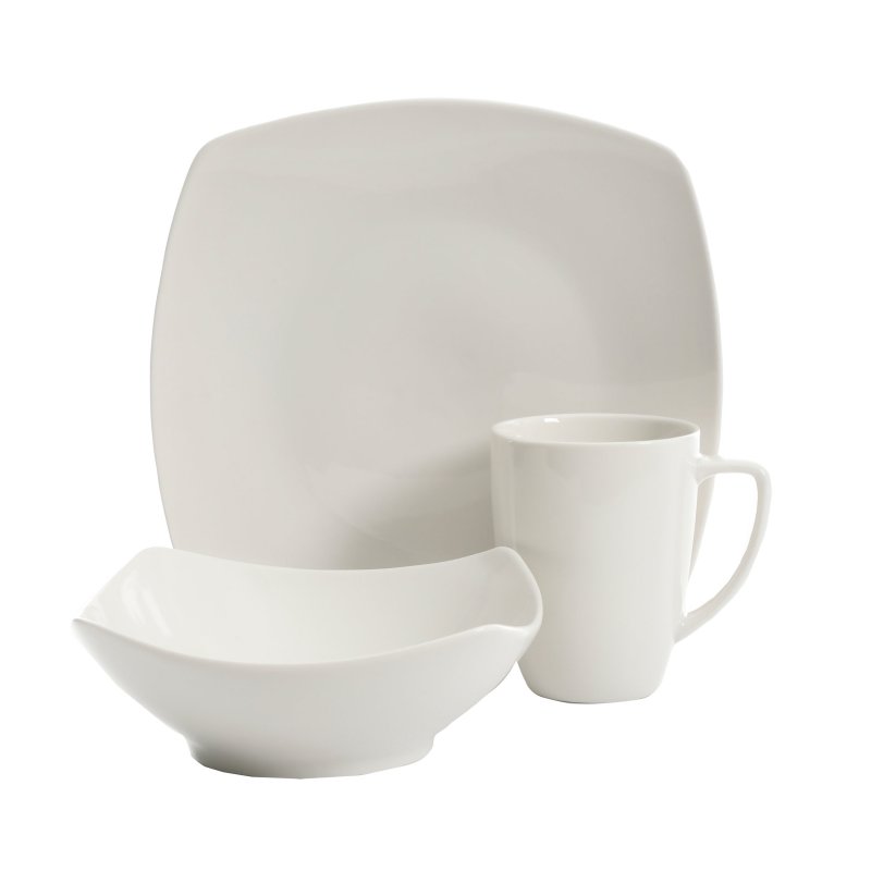 KIKUI Zen Buffet 12-Piece Porcelain Dinnerware Set