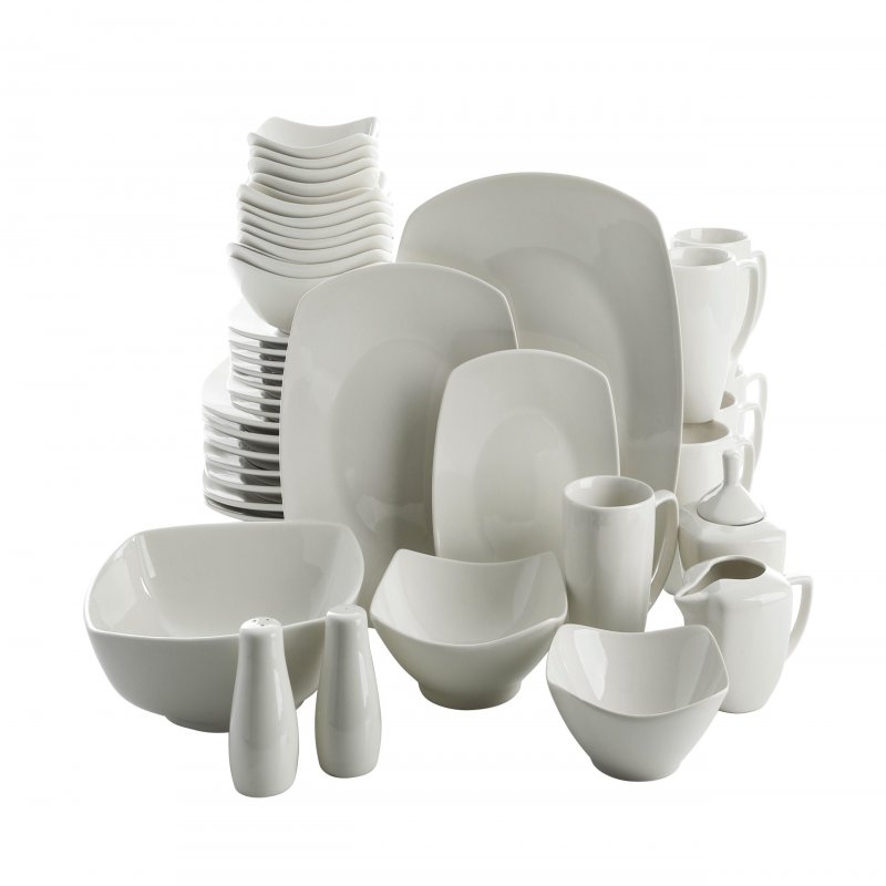 KIKUI Zen Buffet 39-Piece Porcelain Expanded Dinnerware Set