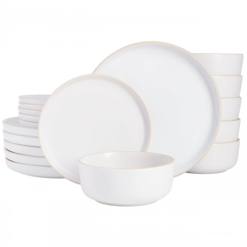 KIKUI Zuma 18-Piece Stoneware Dinnerware Set