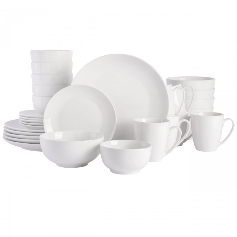 KIKUI Ogalla Whiteware Dinnerware Set