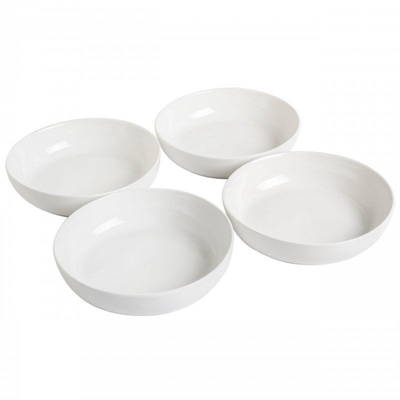 KIKUI Zen Buffet 4-Piece Porcelain Dinner Bowl Set