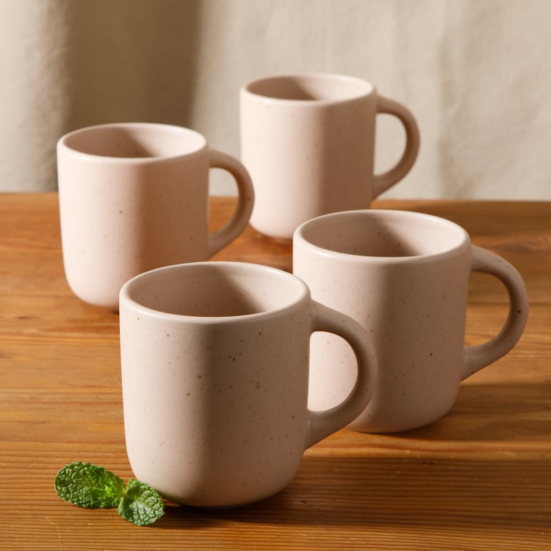 KIKUI Corcisa Clay 4 Piece Mug Set