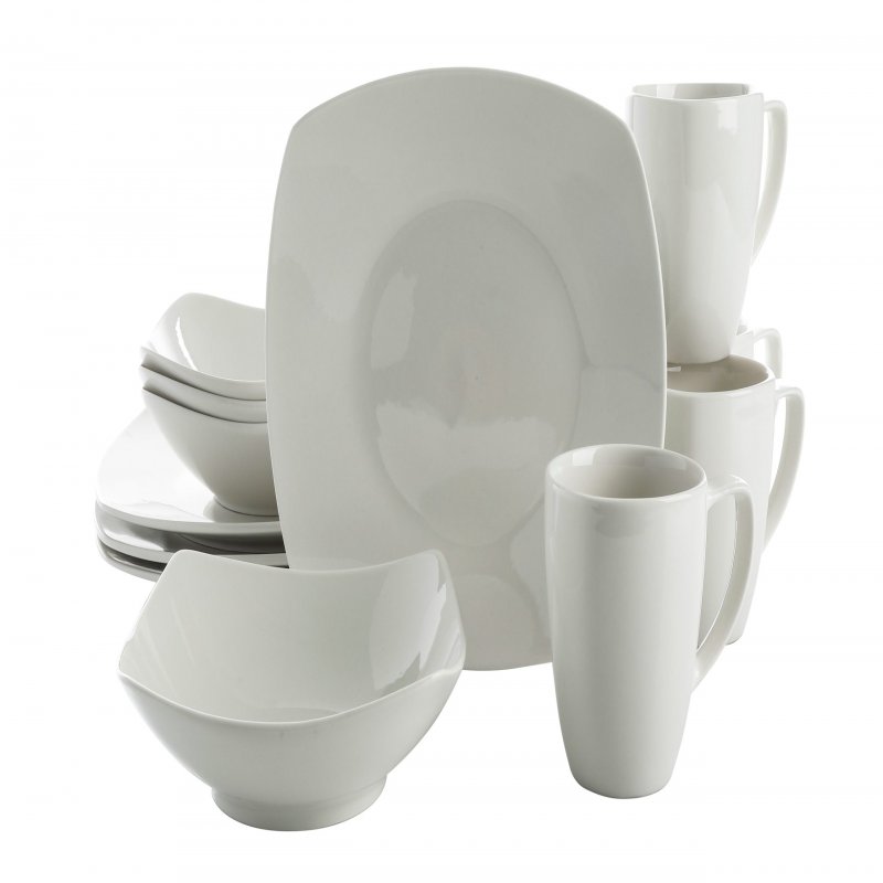 KIKUI Zen Buffet 12-Piece Porcelain Dinnerware Set